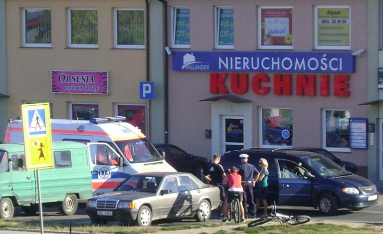 Dziecko sprawcą kolizji