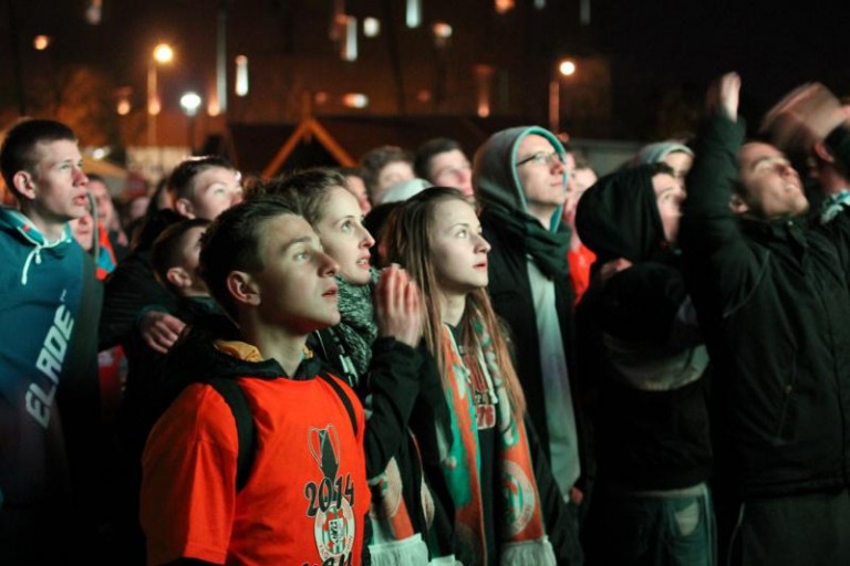 Nie przeszkodził im nawet deszcz