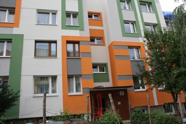 Miasto w miedziowych barwach