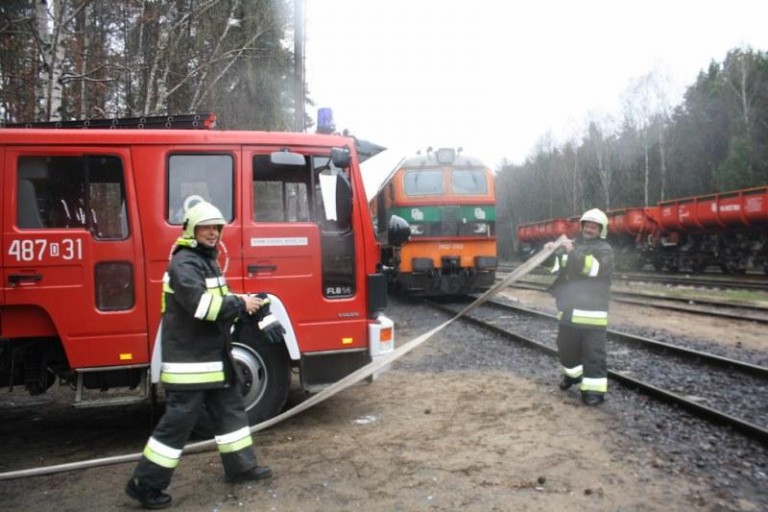 Pożar lokomotywy