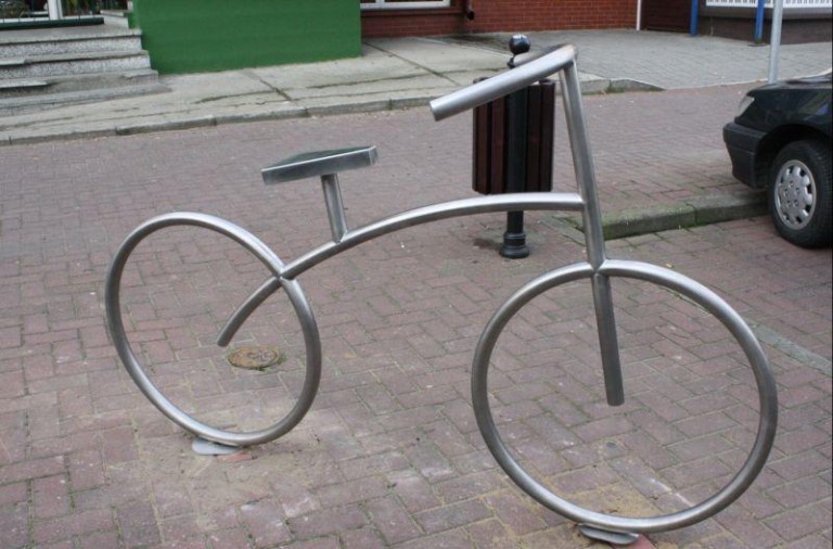 Znikający rower-parking