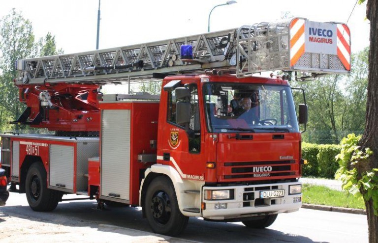 Pożar mieszkania na Staszica