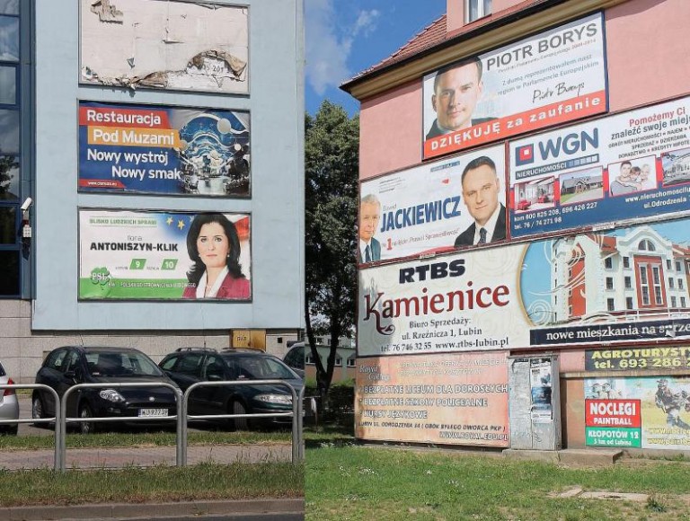 Wyborcze billboardy budzą wątpliwości