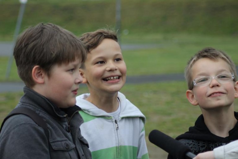 Nawet deszcze ich nie zraził