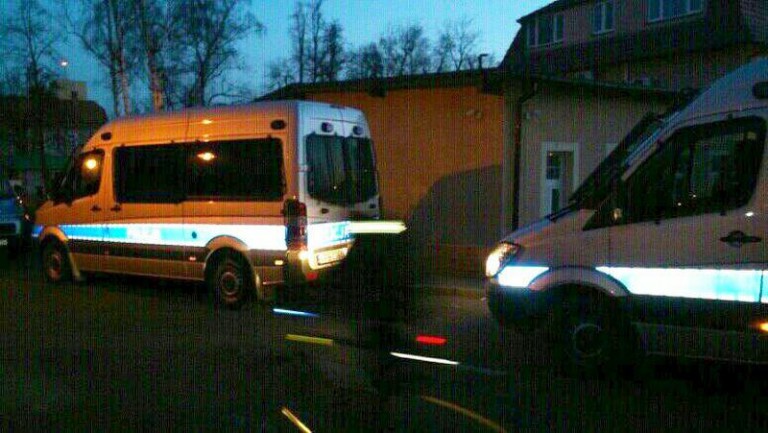 Kibice Zawiszy wtargnęli na poprawiny