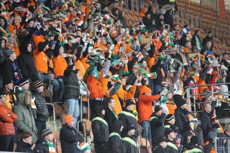 Komplet kibiców na derby