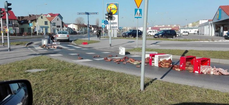 Mięso zostało rzucone