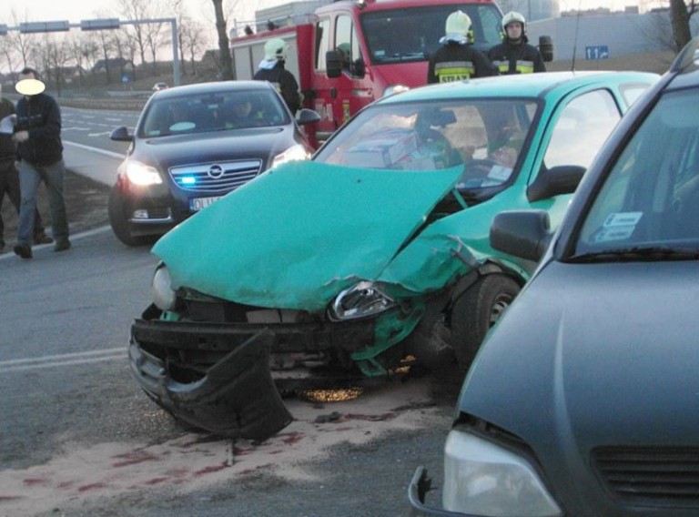 Oplem wjechał w opla