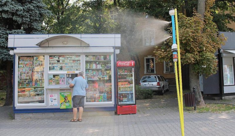 Kurtyny wodne dla ochłody