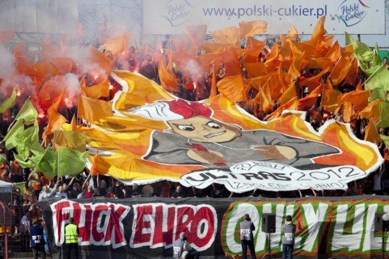 Lubińscy kibice bojkotują Euro!