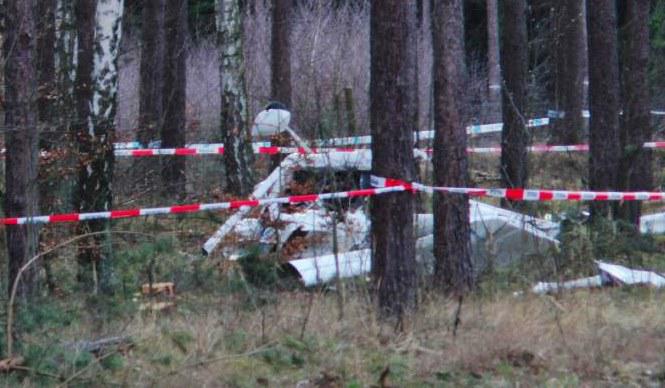 Rozbił się policyjny samolot