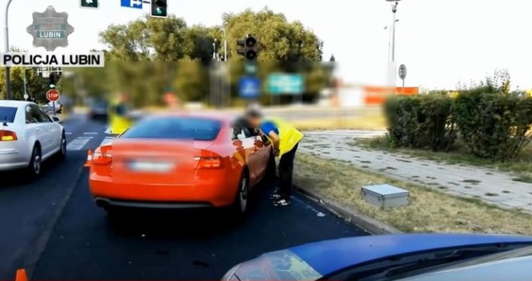 Policyjny pościg od Legnicy do Lubina