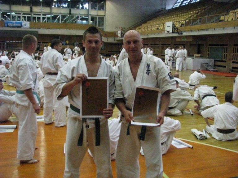 Uczyli się instruktorzy karate