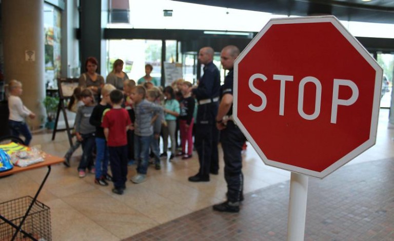 Policja w galerii
