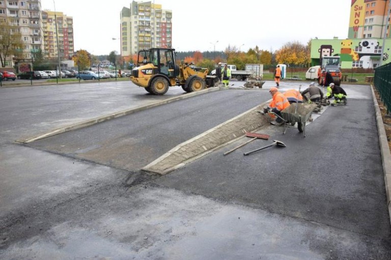 Plac manewrowy prawie gotowy