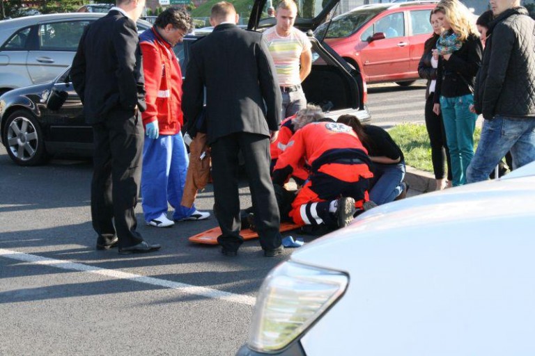 Potrącenie na Jana Pawła II