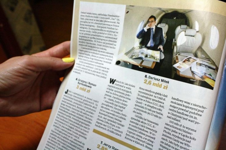 W pierwszej dziesiątce najbogatszych