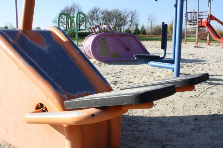 Siłownia pod chmurką przy Orlej