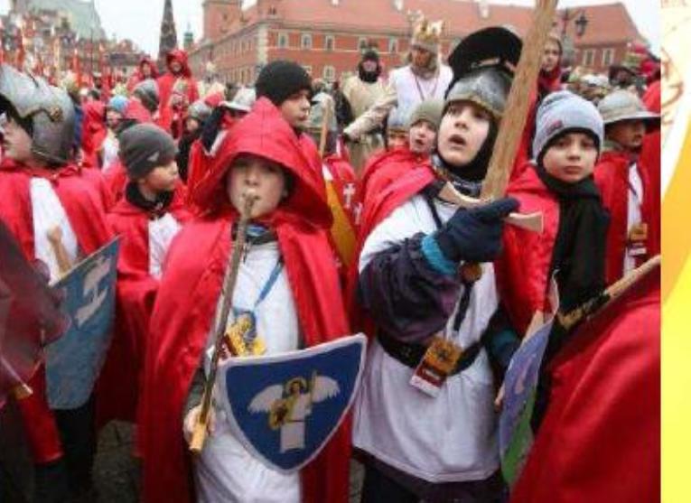 Orszak Trzech Króli na ulicach miasta