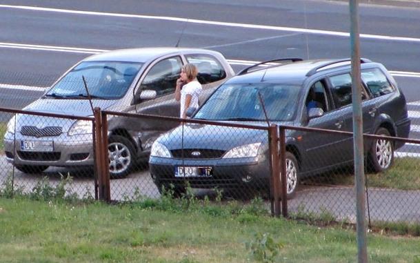 Stłuczka z efektem domina