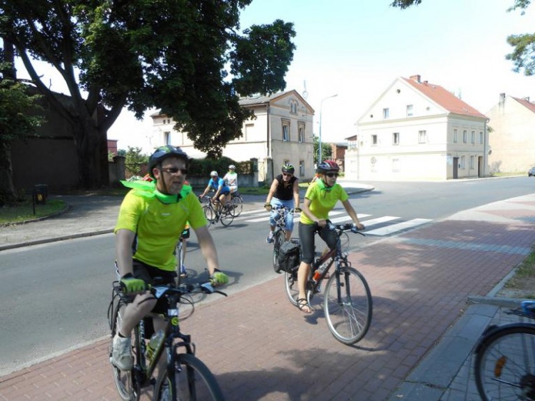 Ścinawa na trasie rowerowej pielgrzymki