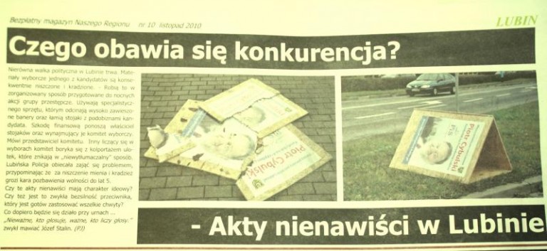 Chuligani wciąż nieznani