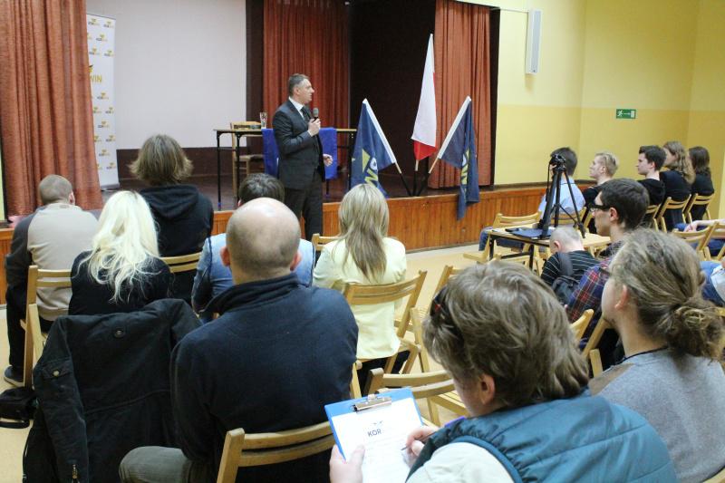 Przemysław Wipler w Lubinie