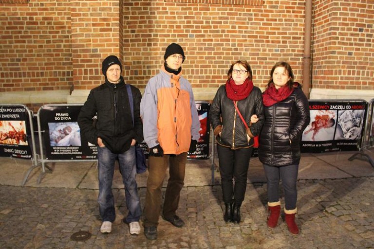 Antyaborcyjna wystawa w Lubinie