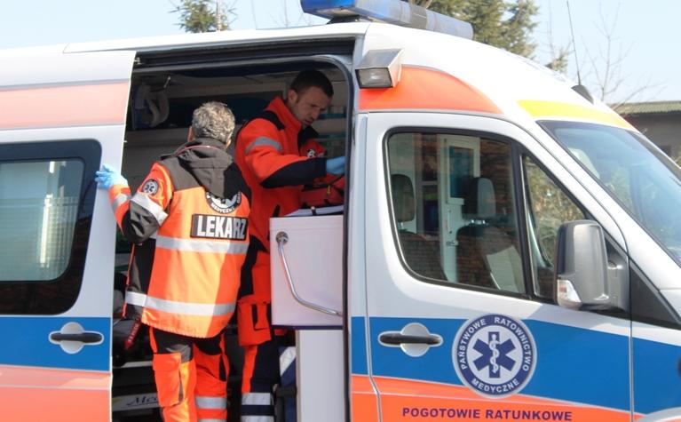 Potrącił rowerzystę