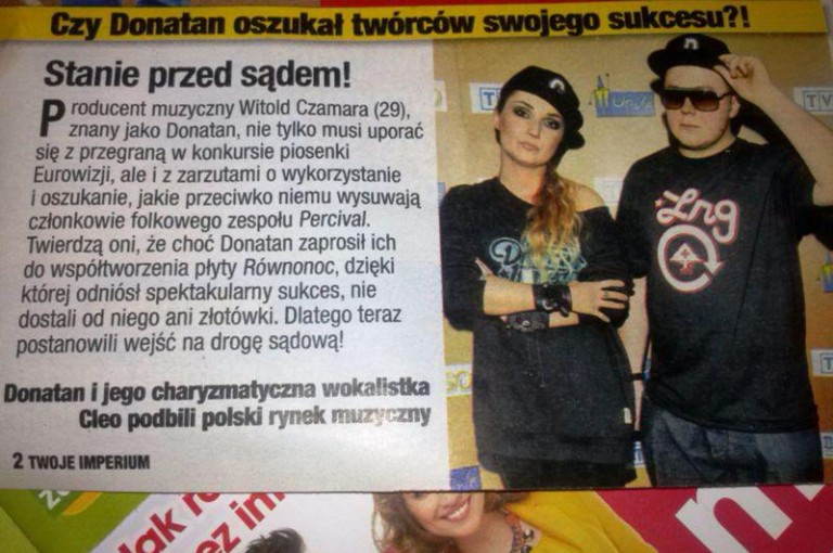 Donatan oszukał lubinian