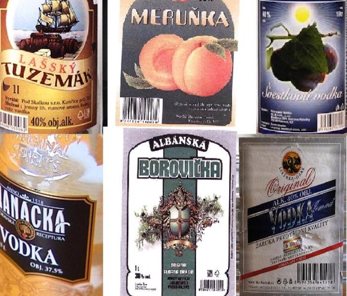 Ponad 90 litrów czeskiego alkoholu