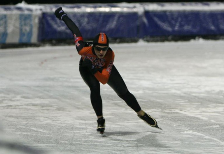 Lubińskie panczenistki w stolicy