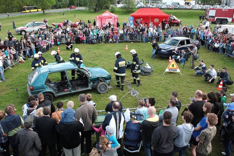 Strażacy na błoniach!