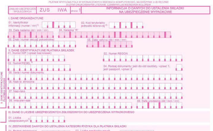 Zbliża się termin złożenia ZUS IWA
