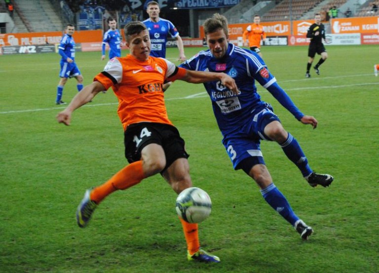 Przegrana miedziowych. Debiut lubinianina