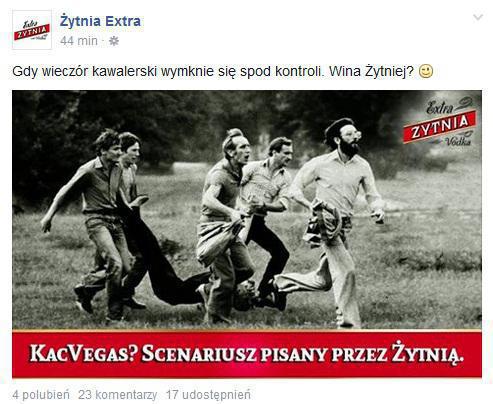 Zarzuty w sprawie bulwersującej reklamy wódki