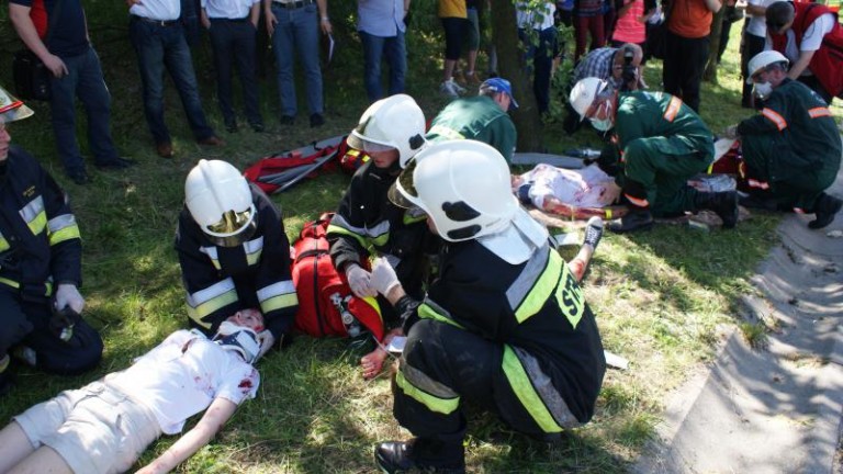 Katastrofa drogowa przy aquaparku