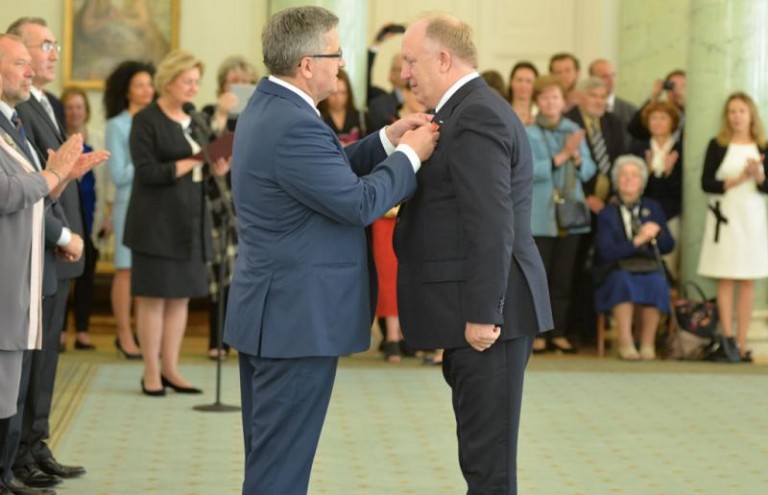 Wirth odznaczony Krzyżem Kawalerskim