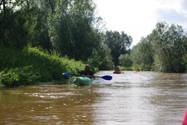 Przystań kajakowa w Chobieni