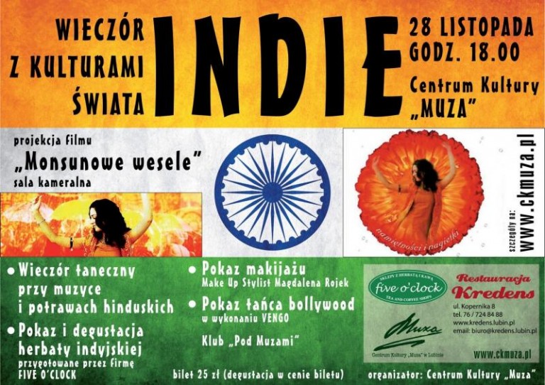 Wieczór z kulturą Indii