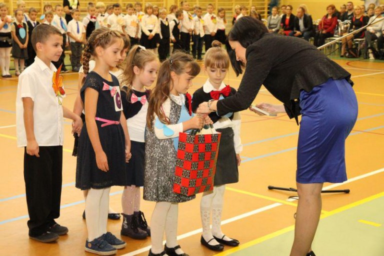 Pierwszaki stały się uczniami