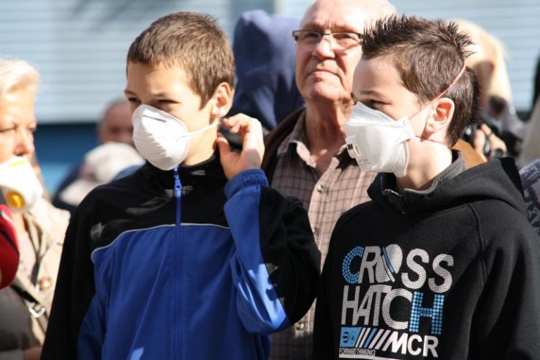 Protestowali przeciwko smrodowi