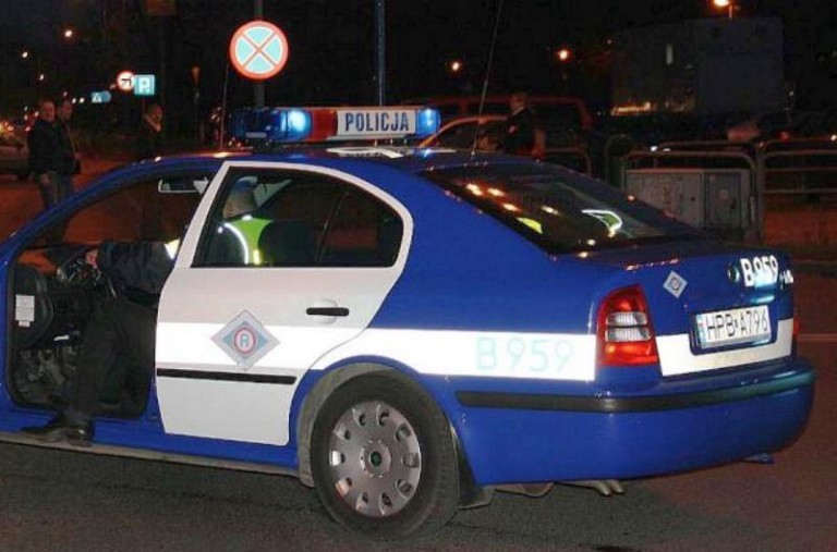 Spanikował i wpadł