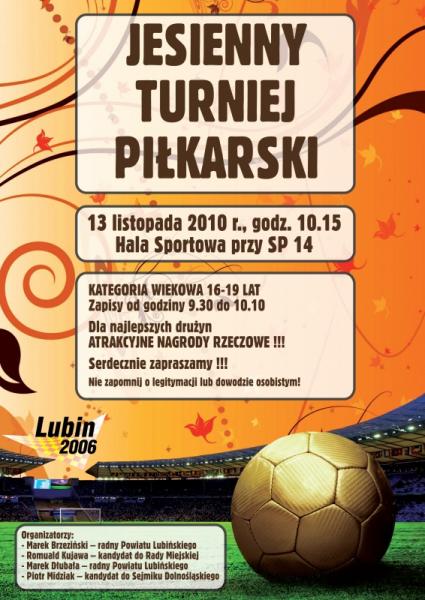 W sobotę turniej piłkarski