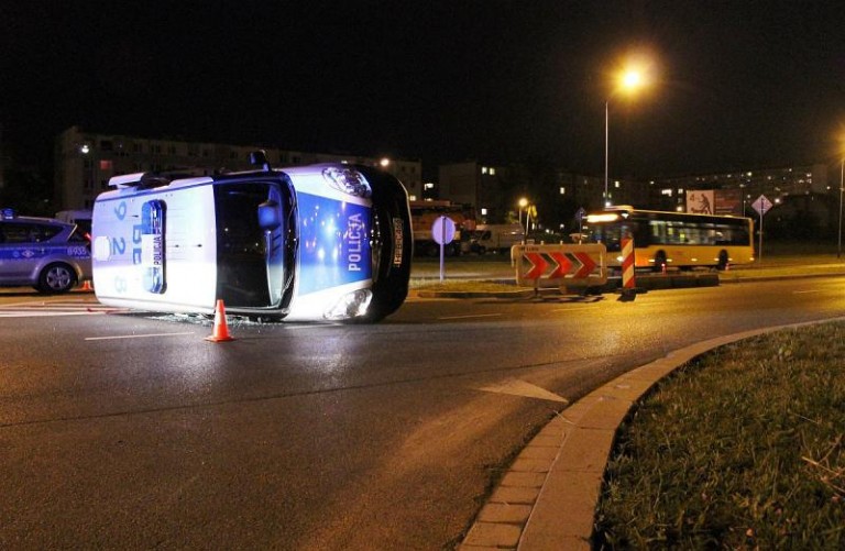 Przewrócił się jadąc na interwencję