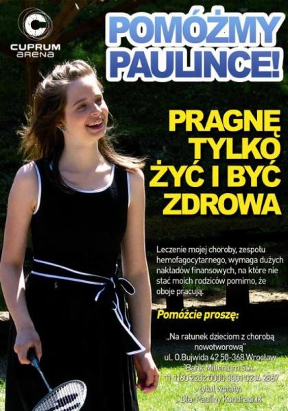 Paulinka czeka na pomoc