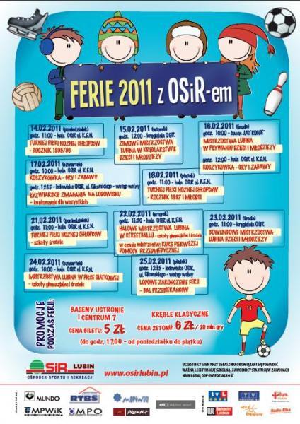 Pierwszy tydzień ferii z OSiR-em