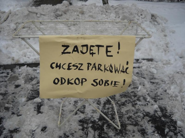 Nie kopałeś, nie parkujesz