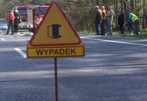 Kolejny wypadek na krajowej trójce