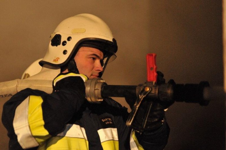 Pożar sadzy w kominie